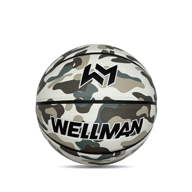 Inomhus/utomhus hygroskopicitet PU Färgglad tryckt sportbasketboll