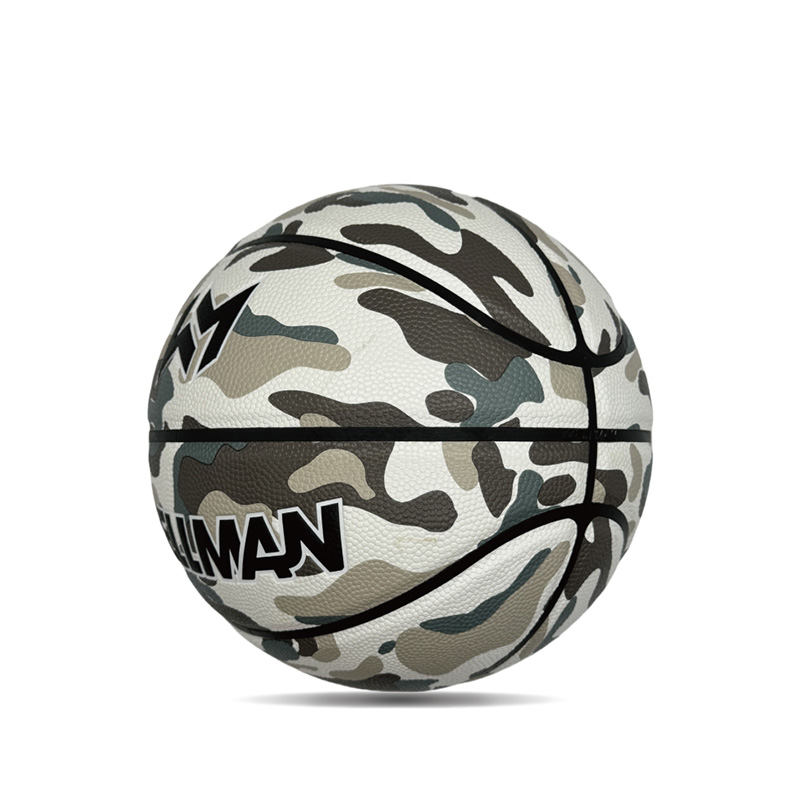 Inomhus/utomhus hygroskopicitet PU Färgglad tryckt sportbasketboll