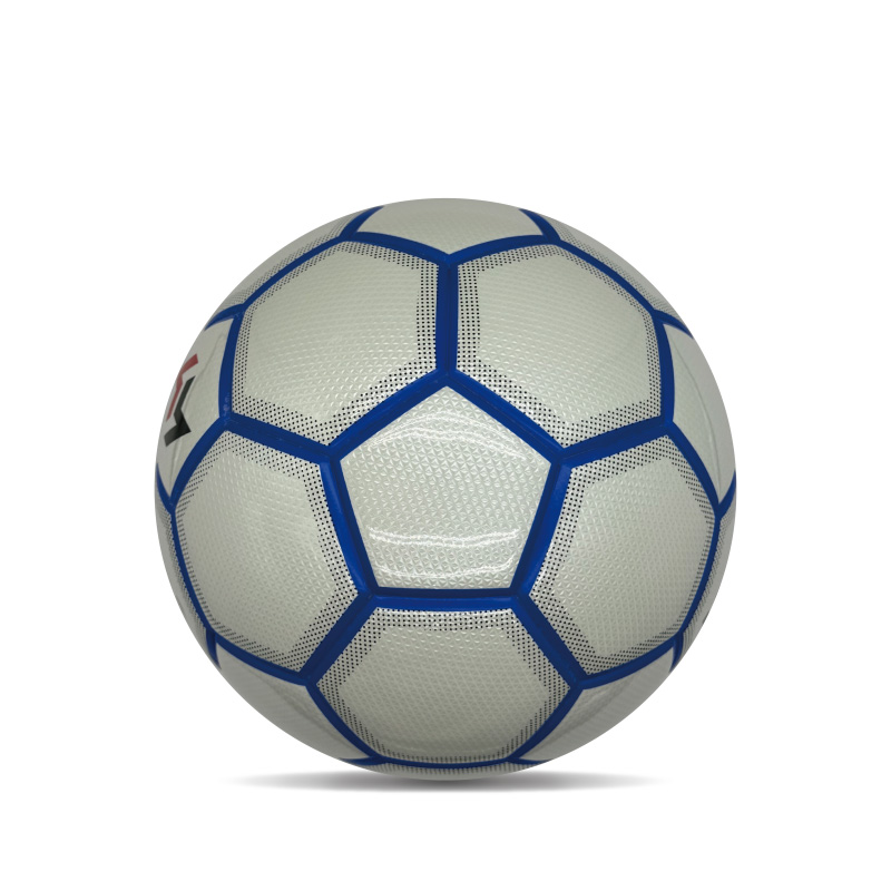 Dubbel spegel anpassade tryckta fotbollar glänsande personlig fotbollsboll officiell storlek 5