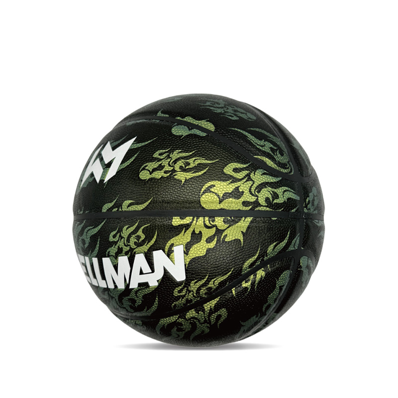 Inomhus/utomhus hygroskopicitet PU Färgglad tryckt sportbasketboll