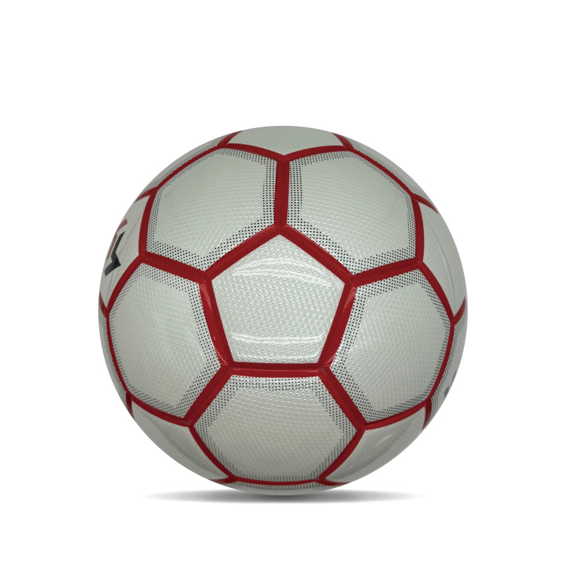 Dubbel spegel anpassade tryckta fotbollar glänsande personlig fotbollsboll officiell storlek 5