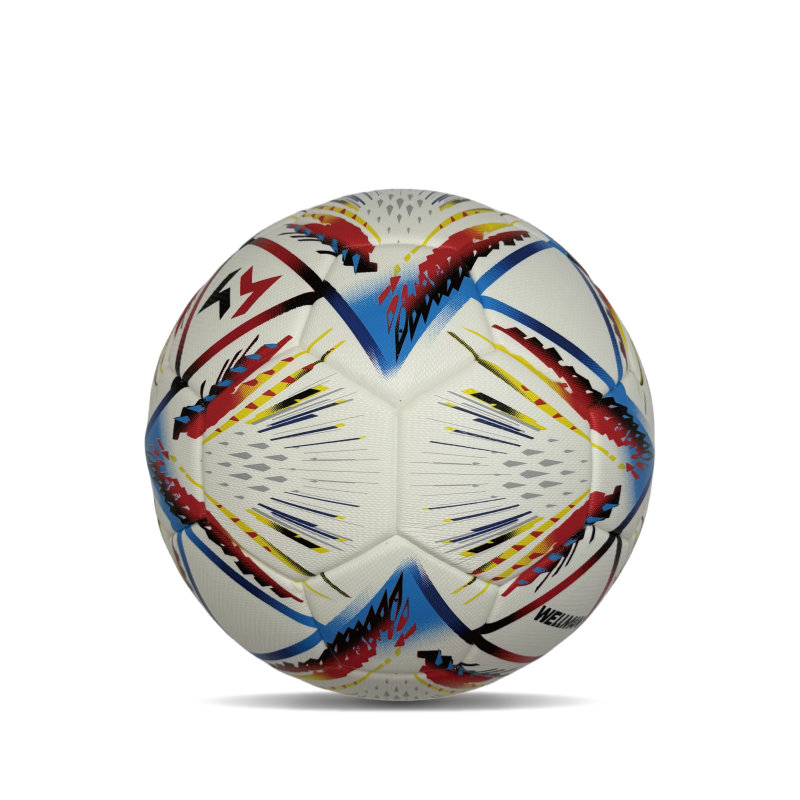 Diamond Pu Leather Professional Soccer Ball Officiell storlek 5 Anpassad färgglad unisex Hållbar träningsfotboll