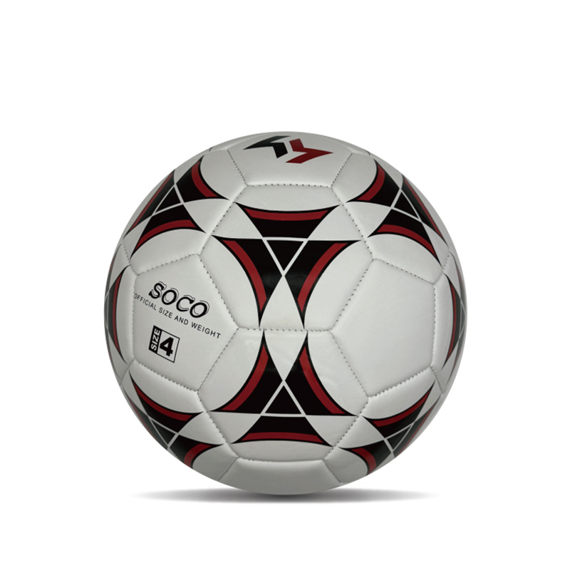 Hållbart mjukt omslag PVC Football Ball Custom Soccer Ball Officiell standardstorlek 4