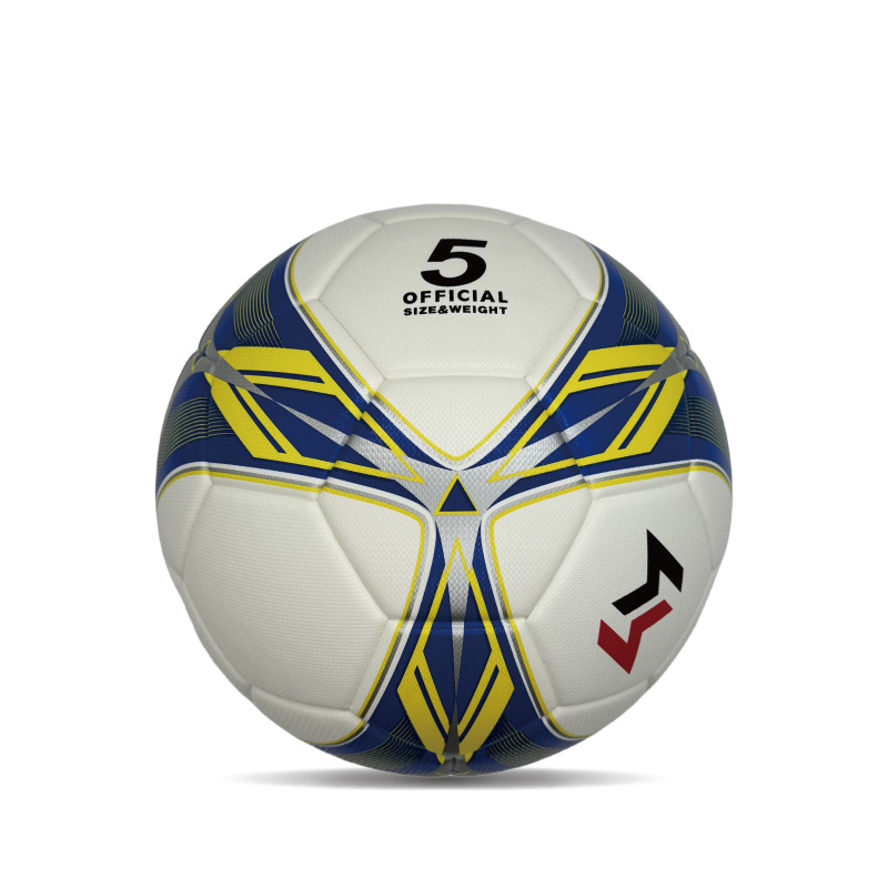 Diamond Pu Leather Professional Soccer Ball Officiell storlek 5 Anpassad färgglad unisex Hållbar träningsfotboll