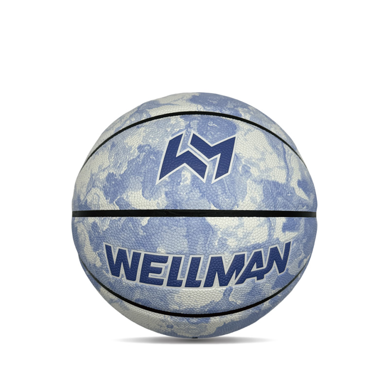 Inomhus/utomhus hygroskopicitet PU Färgglad tryckt sportbasketboll