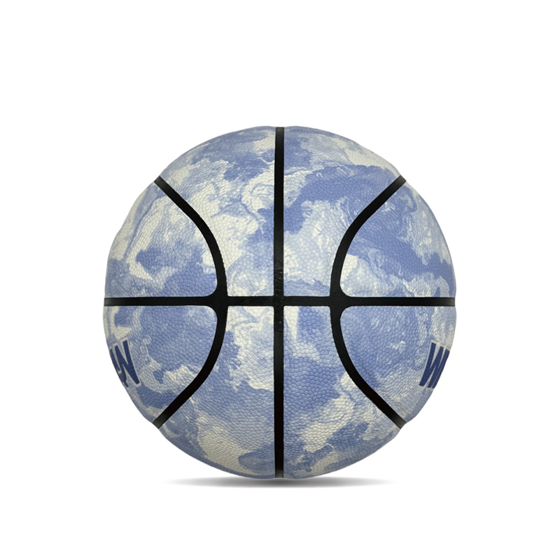 Inomhus/utomhus hygroskopicitet PU Färgglad tryckt sportbasketboll