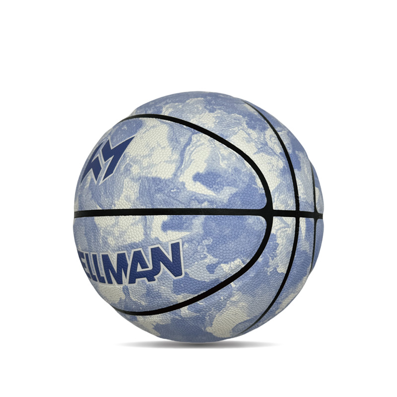 Inomhus/utomhus hygroskopicitet PU Färgglad tryckt sportbasketboll