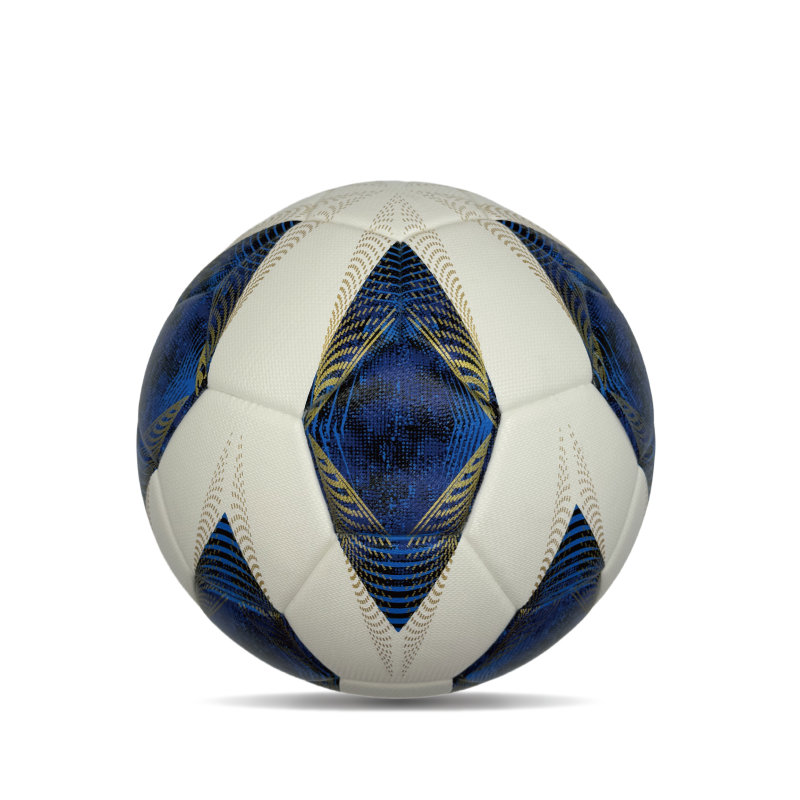 Diamond Pu Leather Professional Soccer Ball Officiell storlek 5 Anpassad färgglad unisex Hållbar träningsfotboll