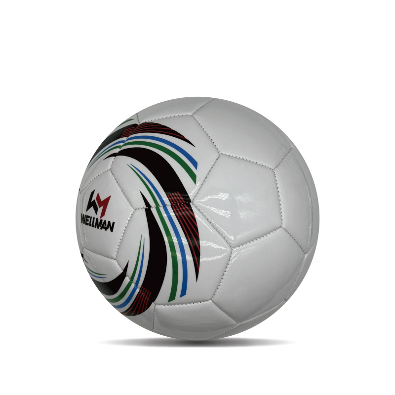 Hållbar PVC Size 4 Youth Soccer Ball Print Logo Training Football Ball för barn och vuxna