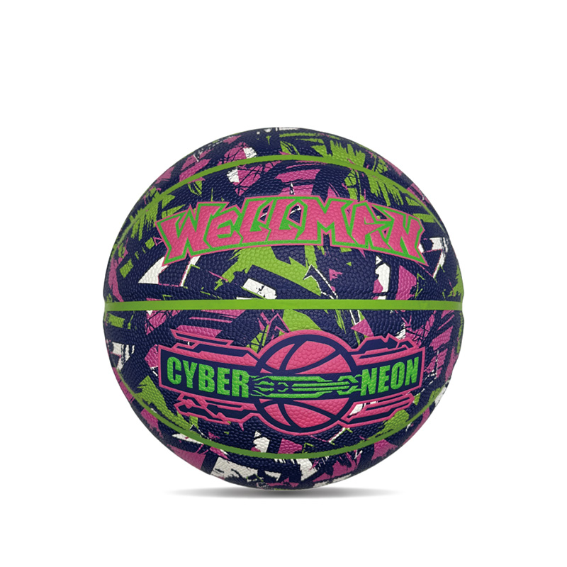 Personlig anpassad Pop Cyberpunk Printed PU Sports/Present Basketball Ball Storlek 7