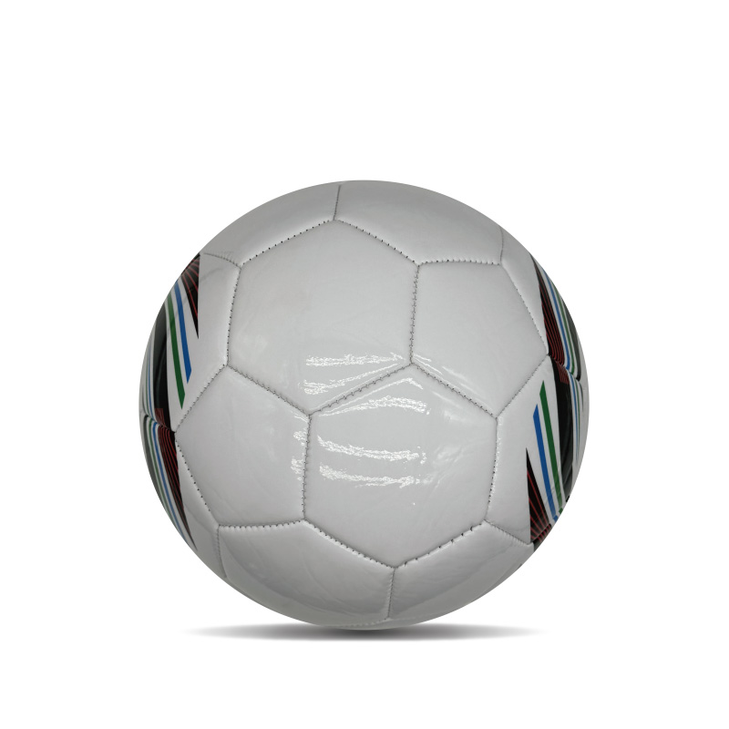 Hållbar PVC Size 4 Youth Soccer Ball Print Logo Training Football Ball för barn och vuxna