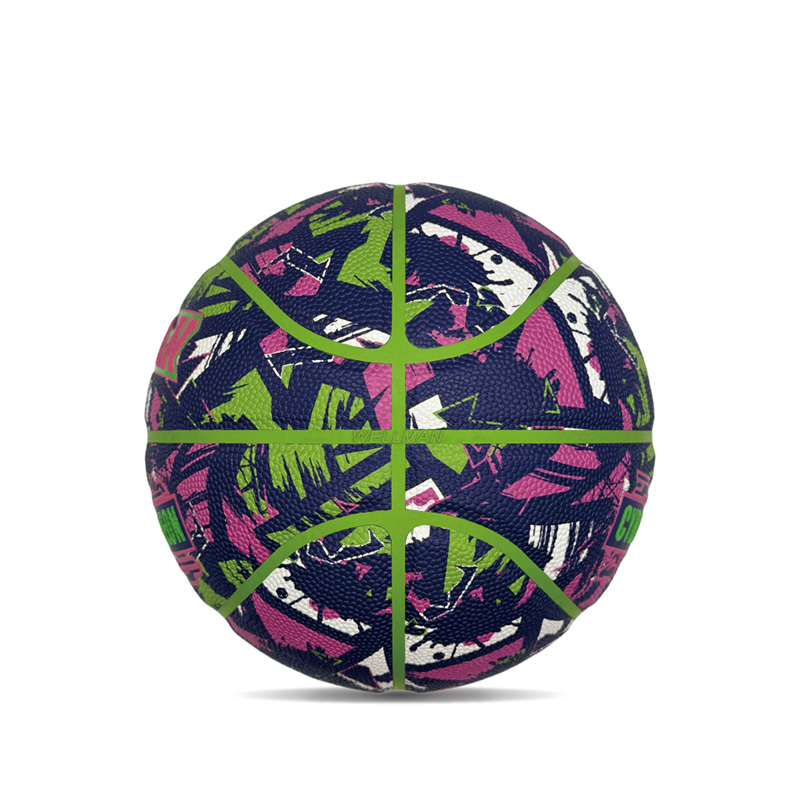 Personlig anpassad Pop Cyberpunk Printed PU Sports/Present Basketball Ball Storlek 7