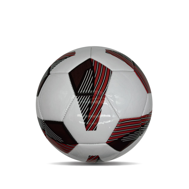 Hållbar PVC Size 4 Youth Soccer Ball Print Logo Training Football Ball för barn och vuxna