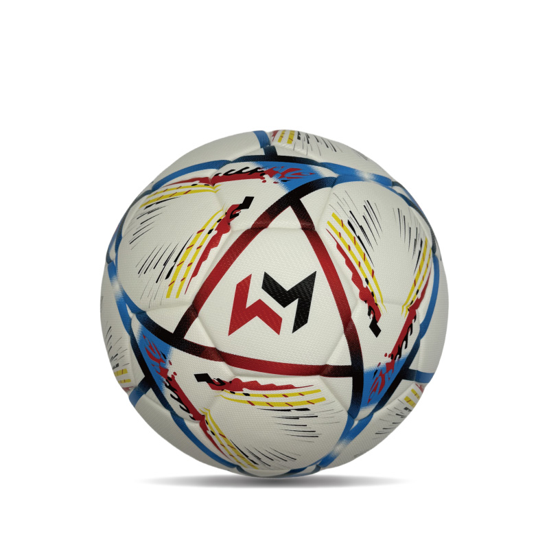 Diamond Pu Leather Professional Soccer Ball Officiell storlek 5 Anpassad färgglad unisex Hållbar träningsfotboll