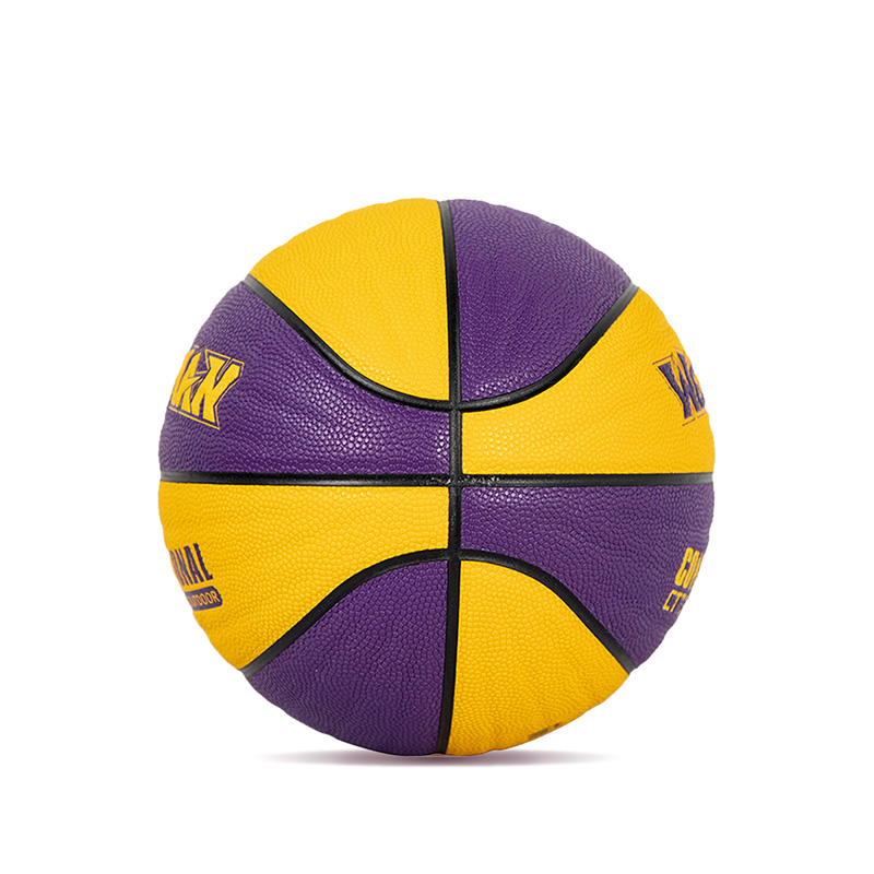 Hållbar vågdesign Great Grip Moisture-Absorbing Pu Leather Basketball Ball inomhus/utomhusanvändning