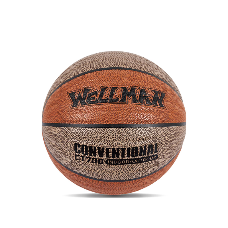 Hållbar vågdesign Great Grip Moisture-Absorbing Pu Leather Basketball Ball inomhus/utomhusanvändning