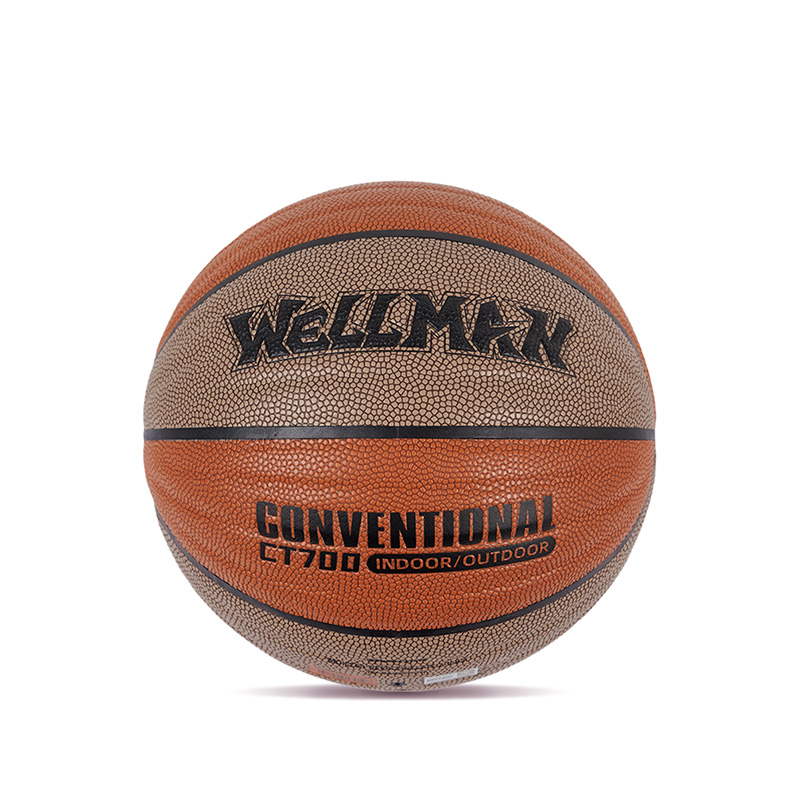 Hållbar vågdesign Great Grip Moisture-Absorbing Pu Leather Basketball Ball inomhus/utomhusanvändning