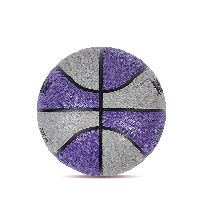Hållbar vågdesign Great Grip Moisture-Absorbing Pu Leather Basketball Ball inomhus/utomhusanvändning