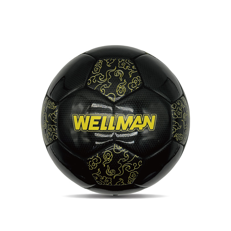 Dubbel spegel anpassade tryckta fotbollar glänsande personlig fotbollsboll officiell storlek 5