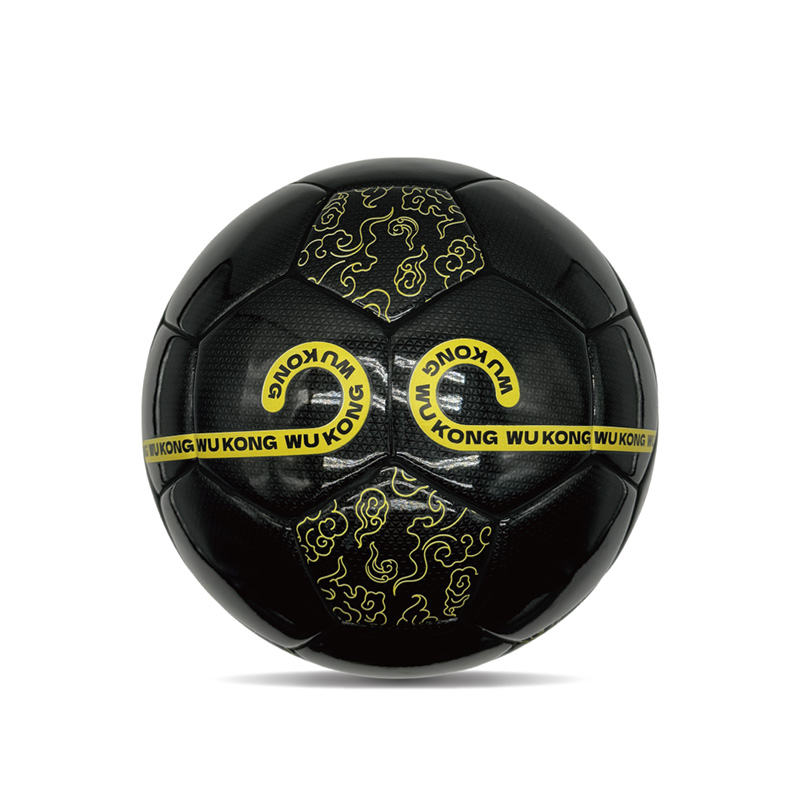 Dubbel spegel anpassade tryckta fotbollar glänsande personlig fotbollsboll officiell storlek 5