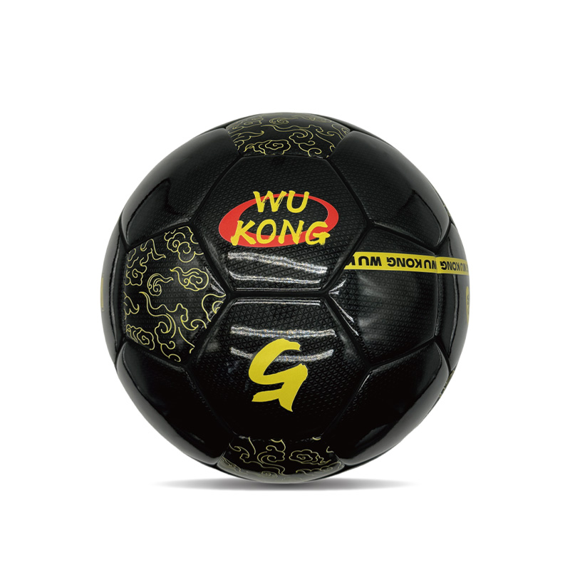 Dubbel spegel anpassade tryckta fotbollar glänsande personlig fotbollsboll officiell storlek 5