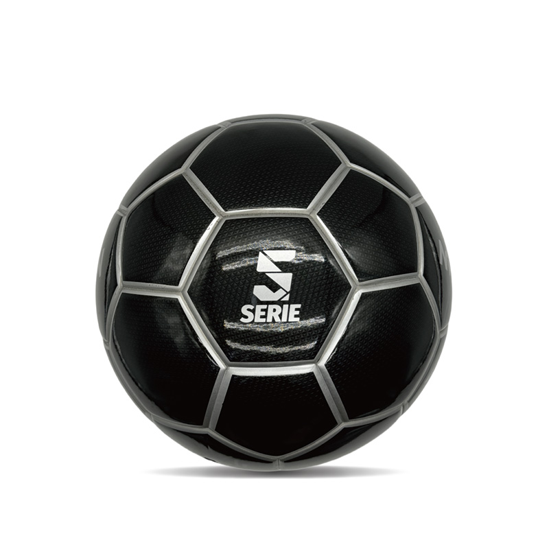 Dubbel spegel anpassade tryckta fotbollar glänsande personlig fotbollsboll officiell storlek 5