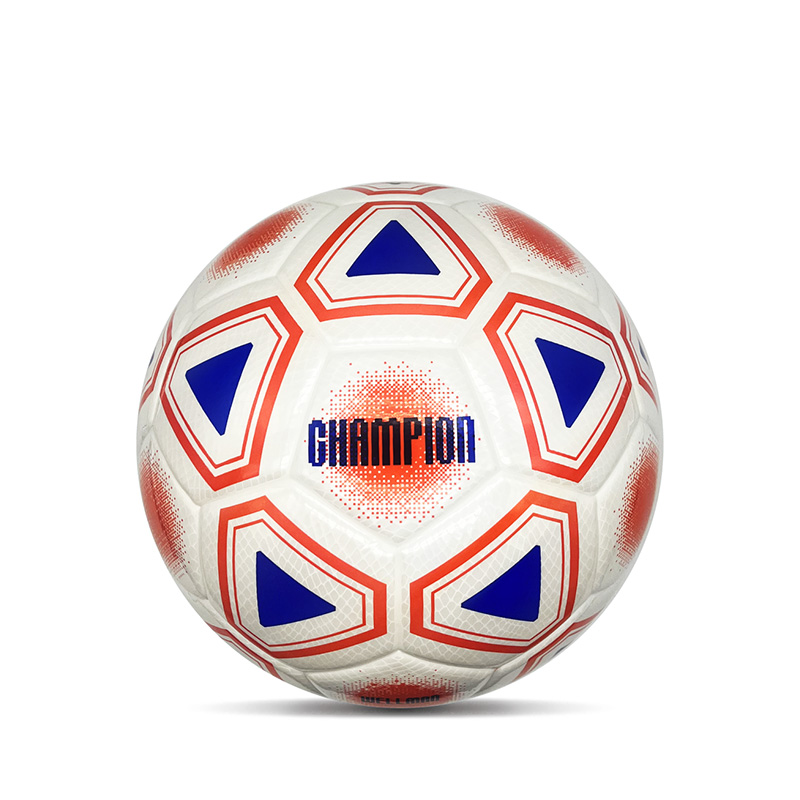 Dubbel spegel anpassade tryckta fotbollar glänsande personlig fotbollsboll officiell storlek 5