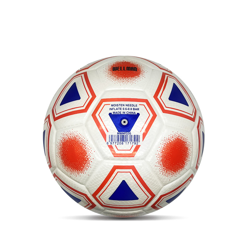 Dubbel spegel anpassade tryckta fotbollar glänsande personlig fotbollsboll officiell storlek 5