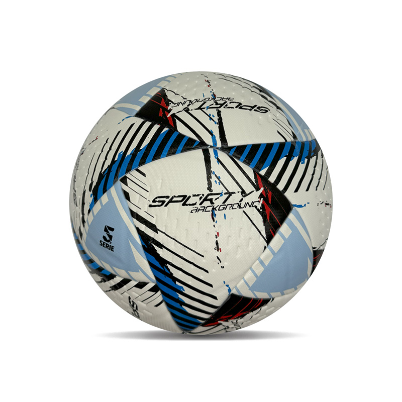 Laminerad fotbollsboll intryck fotbollsansvarig storlek 5 Professionell match termisk bunden fotbollsboll